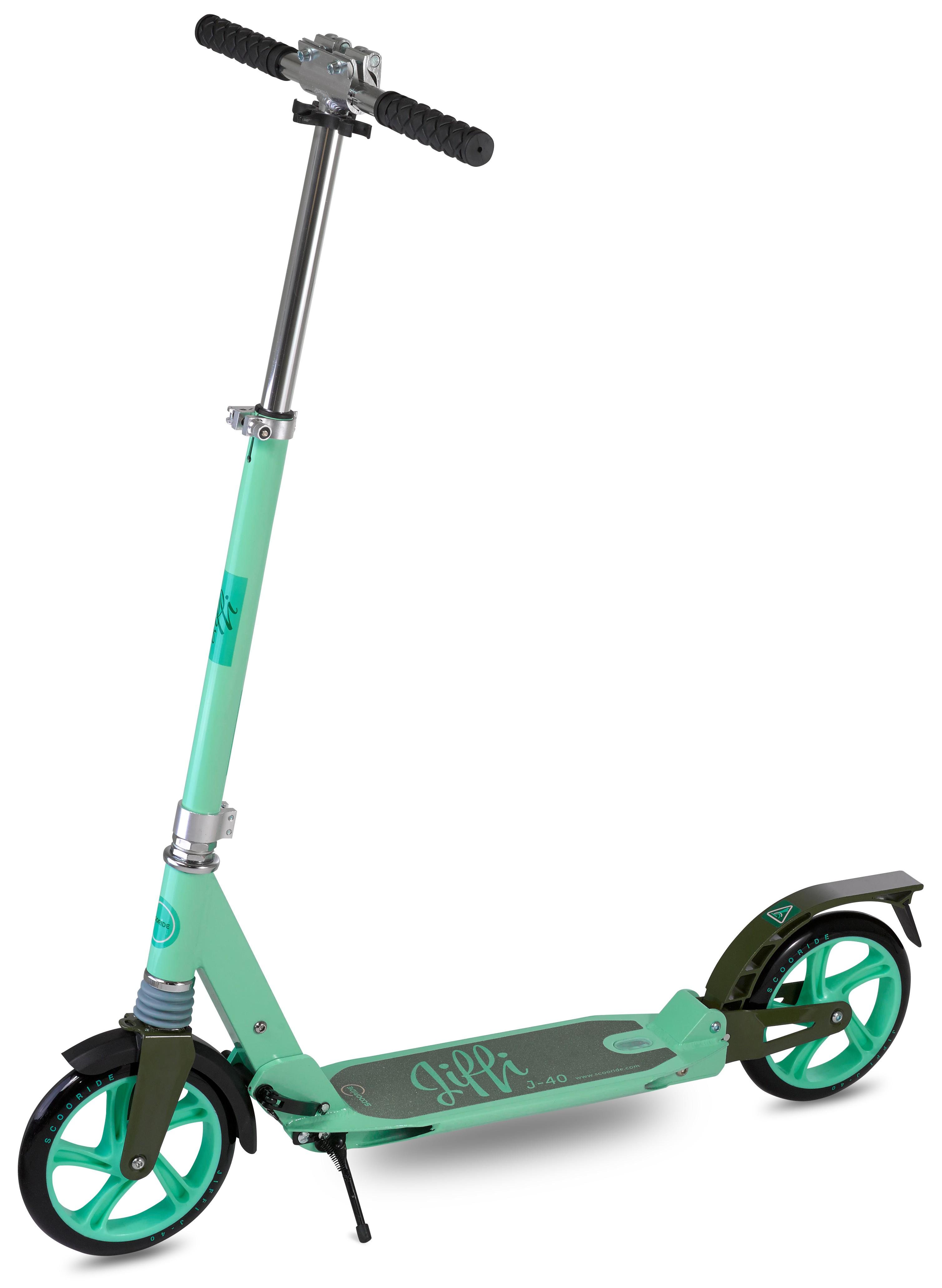 Trottinette Freestyle pour Adulte - Scooter Patinette Pliable avec Grand Roue - Vert