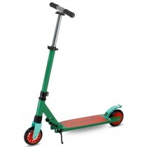 Trottinette Freestyle pour Enfant et Adulte - Stunt Scooter Patinette Pliable - Vert