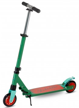 Trottinette Freestyle pour Enfant et Adulte - Stunt Scooter Patinette Pliable - Vert